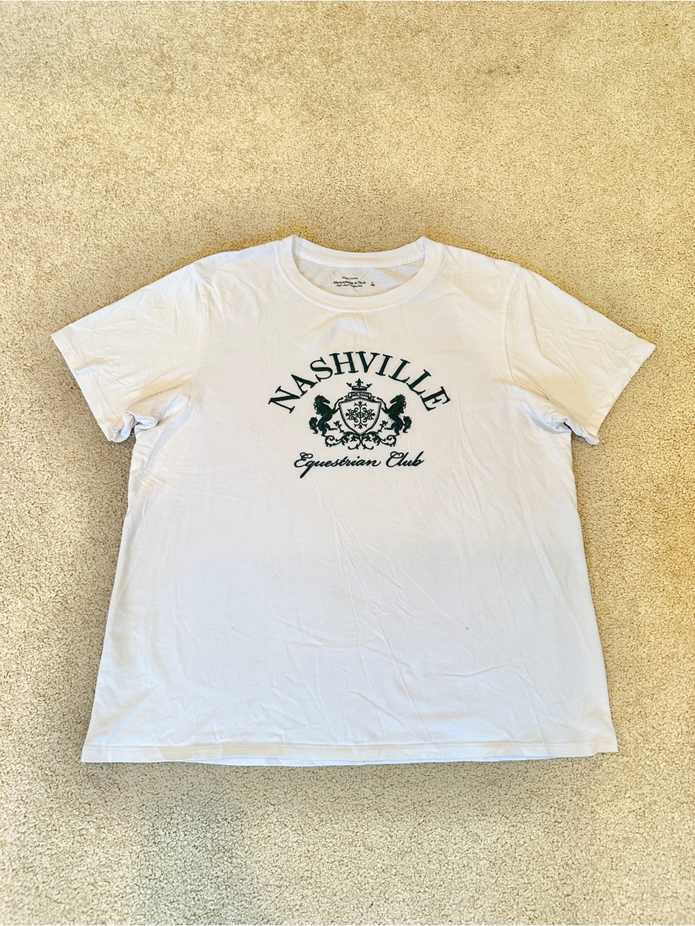 Abercrombie • Embroidered Cotton Graphic Tee • L